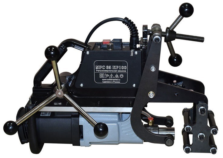 РЕЛЬСОСВЕРЛИЛЬНЫЙ СТАНОК ДЛЯ СВЕРЛЕНИЯ КРАНОВЫХ РЕЛЬСОВ МРС-65 КР100
