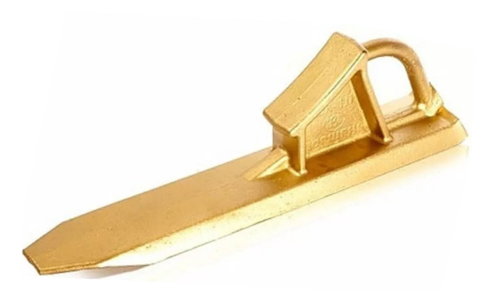 БАШМАК ПРОТИВООТКАТНЫЙ ИСКРОБЕЗОПАСНЫЙ ЛАТУННЫЙ БК-1Л