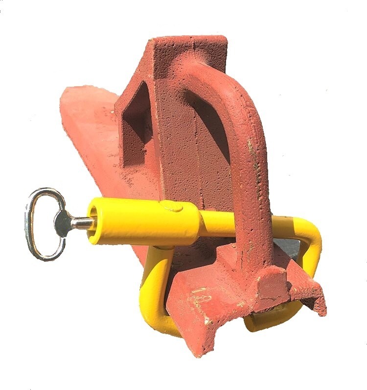 Замок для сохранения тормозного башмака