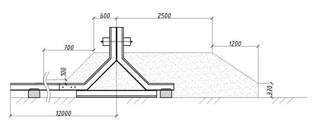 ЖЕЛЕЗНОДОРОЖНЫЙ ТУПИКОВЫЙ ПУТЕВОЙ РЕЛЬСОВЫЙ УПОР